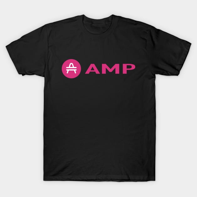 Amp Crypto  Cryptocurrency Amp  coin token T-Shirt by JayD World